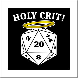 Holy Paladin D20 Dungeon & Dragons Class Role Play Game RPG DND Posters and Art